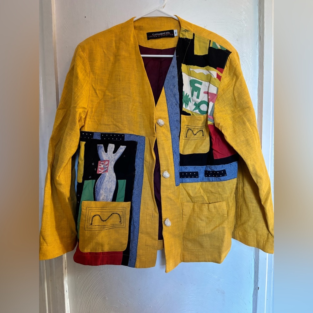 Colorful Patchwork Jacket - image 1